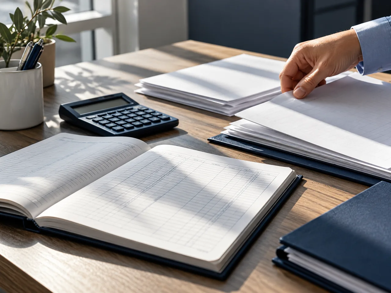 Revisión de libros contables y registros financieros